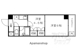 クリアドル北山【405号室】の間取り