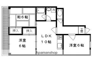 メゾン ミソノ【502号室】の間取り