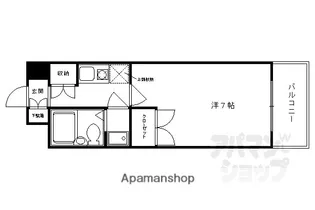 デイスターアベニュー【313号室】の間取り