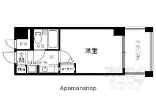 DETOMー1京都外大南【803号室】の間取り