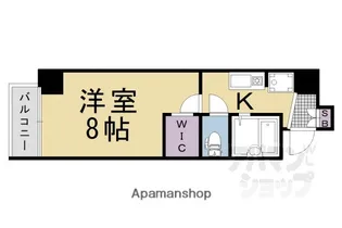 SAWARABIハイッテン【102号室】の間取り