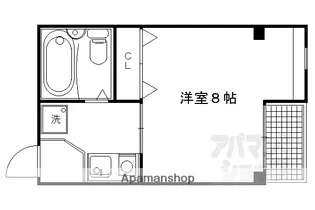 メゾン大将軍【102号室】の間取り