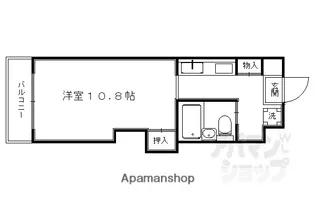 京都府京都市北区上賀茂葵之森町【マンション】の間取り