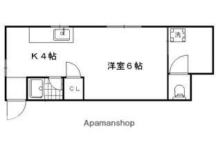 等持院マンション【2階】の間取り