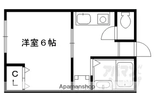 阪急アパート【5号室】の間取り