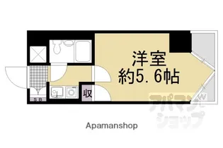 ライオンズマンション京都三条第2【704号室】の間取り