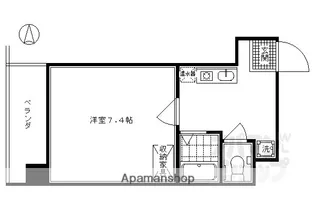 セント綾大宮【403号室】の間取り