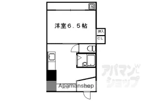 京都四条グランドハイツ【1103号室】の間取り