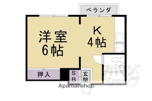 ホワイトプラザ【3D号室】の間取り