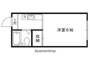 KSレジデンス京都洛北(旧シャルマン洛北)【205号室】の間取り
