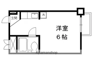 コーポたくみ【205号室】の間取り