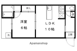 マンションニュー北山【105号室】の間取り