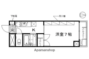 MERCURIO KIOTO【7階】の間取り