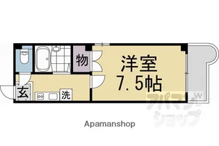 ピースフル京都【505号室】の間取り