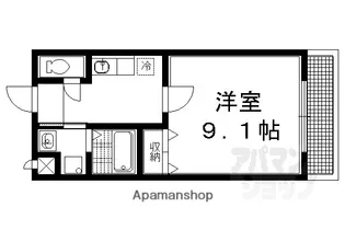 セレーナ北山【1階】の間取り