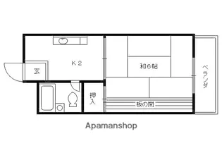 ハイムユアーズ【401号室】の間取り