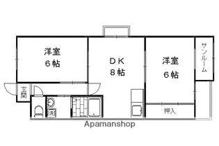 メゾン西寿【3-A号室】の間取り