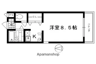 セリバ中久世【401号室】の間取り