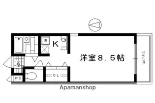 セリバ中久世【2階】の間取り
