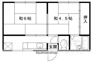 岡部マンション【2階】の間取り