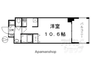 アスヴェル京都御所前II【305号室】の間取り