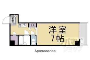 ロマネスク京都丹波口【2階】の間取り
