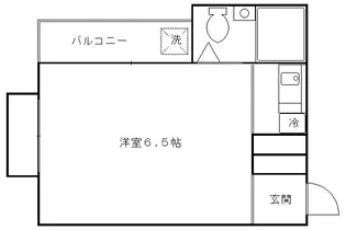 クロール二条【403号室】の間取り
