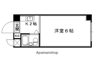 NRハイツ【306号室】の間取り