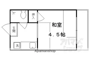 1Kの間取り画像