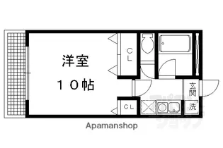 1Kの間取り画像