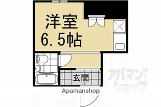ルピエ四条【9F号室】の間取り