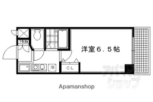 プレサンス京都烏丸御池【402号室】の間取り