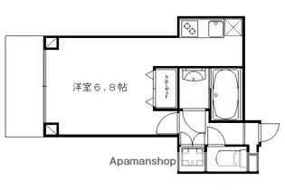 プリオーレ衣笠【1004号室】の間取り