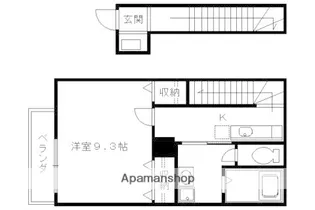 シャーメゾン壬生【201号室】の間取り