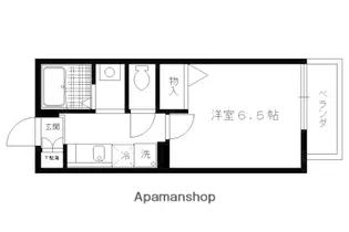 グランシード北大路【107号室】の間取り
