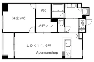 ジオ烏丸五条【503号室】の間取り