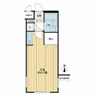 ライオンズマンション京都西洞院【2階】の間取り