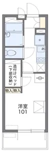 レオパレス青嶺【305号室】の間取り