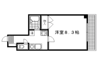 サンパティック参番館【204号室】の間取り