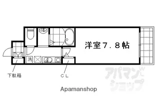 KCCフラット鞍馬口【202号室】の間取り