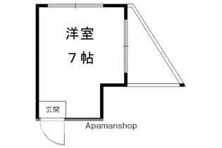 コーポ満田【3F-6号室】の間取り