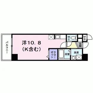 エスト堀川【702号室】の間取り