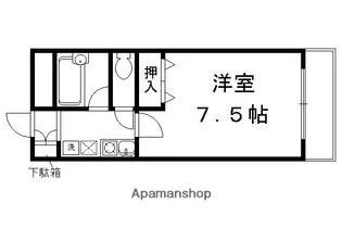 カレラ・デ・ノルテ【3-B号室】の間取り