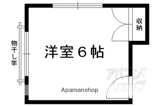 神山荘【5号室】の間取り