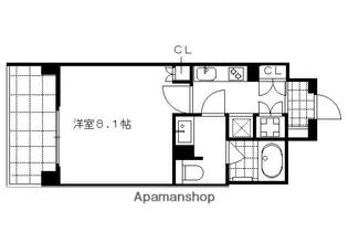 リーガル京都御所西II【204号室】の間取り