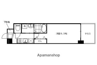 ESCASA京都西陣【105号室】の間取り