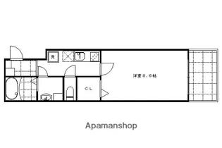 レゾナンス西陣【103号室】の間取り