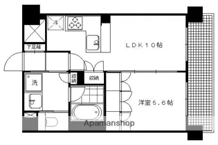 五条II【504号室】の間取り