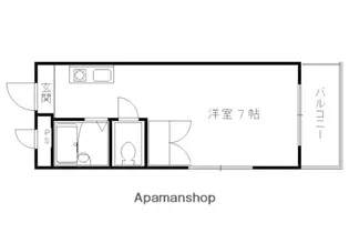 ジュネス丸池【A202号室】の間取り