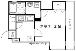 フォレスト西大路五条【2階】の間取り